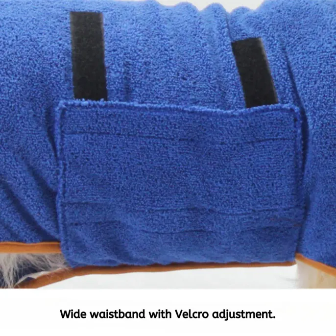 Wide waist belt that adjusts easily for a comfortable, non-restrictive fit.