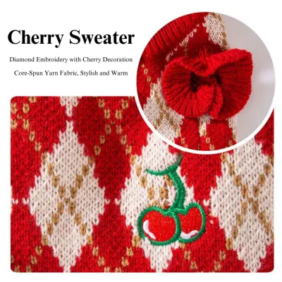 christmas sweater for cats Perfect fit with a comfortable collar and well-proportioned shoulder width.