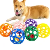 dog toy ball (2) Made from high-purity TPR, this durable, eco-friendly ball is perfect for pets who love to chew, tug, and chase.