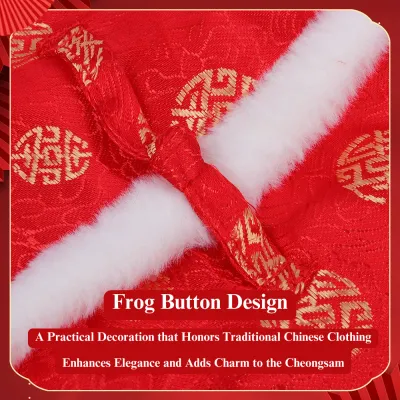Chinese Style Cheongsam Warm Cat Jacket