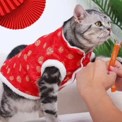 Chinese Style Cheongsam Warm Cat Jacket