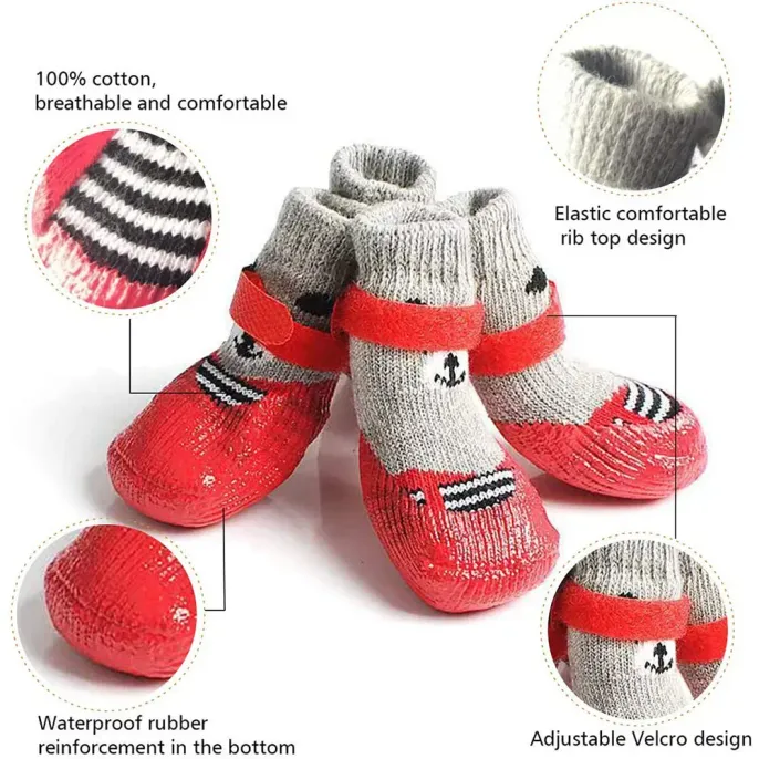 pet socks for paws Casual pet socks for paws