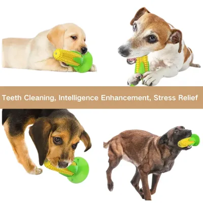 Corn Shape Model Corn Shape Dog Toothbrush Squeaky Chew Toy