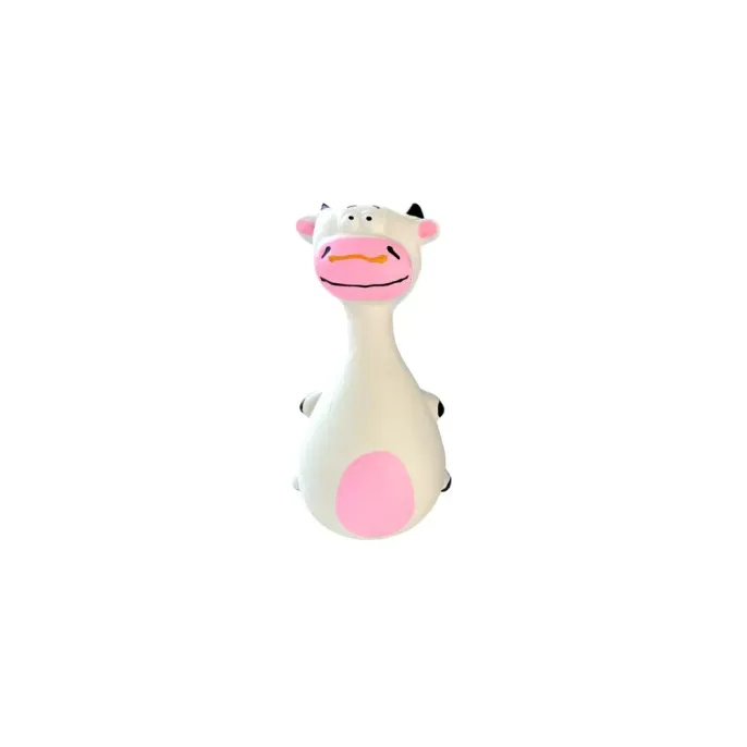 Pet Latex Squeaky Toy White SKU Animal Shaped Dog Latex Squeaky Chew Toy