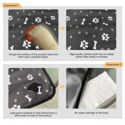 car mats for dogs (1) The easy-to-clean design makes this car seat cover an excellent choice for busy pet owners who want to maintain a clean car interior. Simply wipe it down or throw it in the wash for hassle-free maintenance.