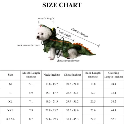 dog halloween costumes (2) The costume features a practical Velcro fastening system at the chest and neck, allowing for easy adjustment and a tailored fit that can accommodate pets of different body sizes and shapes, from small cats to large dogs.