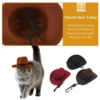 adjustable pet hat Fashionable adjustable pet hat