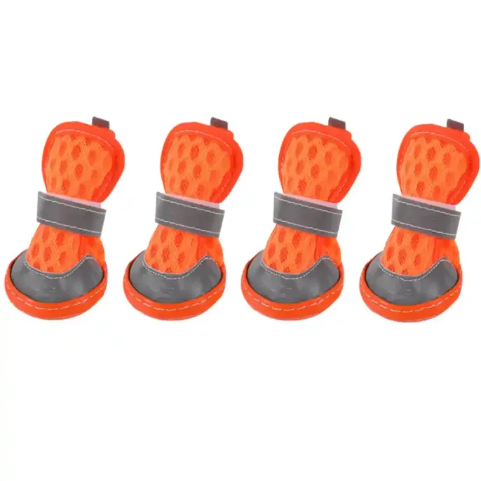 Orange Pet Dog Shoes Orange Pet Dog Shoes