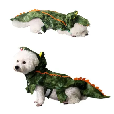halloween costumes for dogs (2) This crocodile-themed pet costume is the perfect choice for any pet looking to stand out at themed parties, cosplay events, or festive celebrations. With its adorable and humorous design, it brings a fun twist to pet costumes.