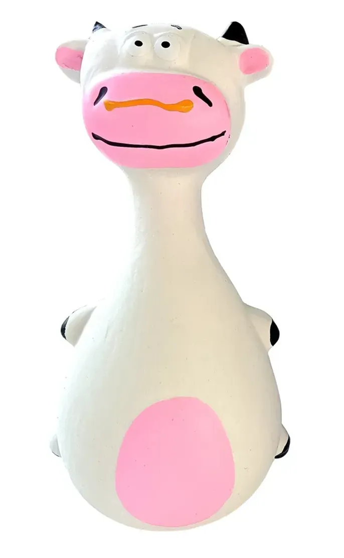Pet Latex Squeaky Toy Detail White Animal Shaped Dog Latex Squeaky Chew Toy