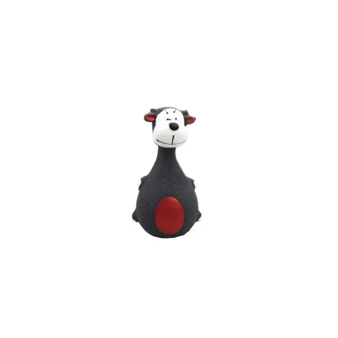 Pet Latex Squeaky Toy Black Animal Shaped Dog Latex Squeaky Chew Toy