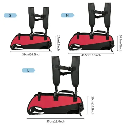 dog carrier backpack (2) Featuring a horizontal design, this backpack offers maximum support for the pet’s belly, ensuring better weight distribution and comfort compared to traditional upright pet carriers. It’s ideal for pets that require more stability during transport.