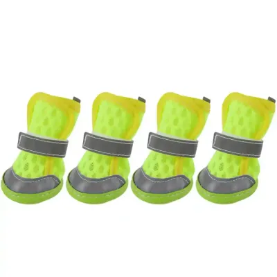 Green Pet Dog Shoes