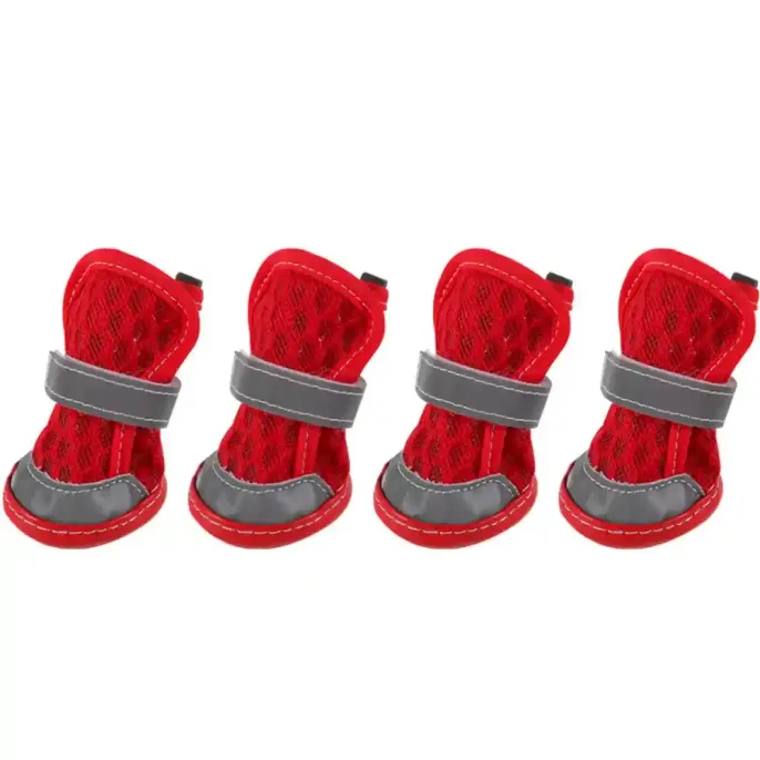Red Pet Dog Shoes Red Pet Dog Shoes