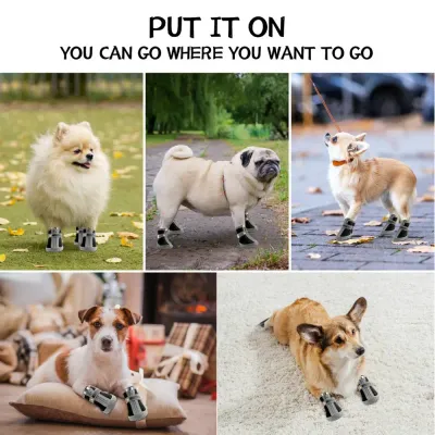 anti-slip dog booties Mesh anti-slip dog booties
