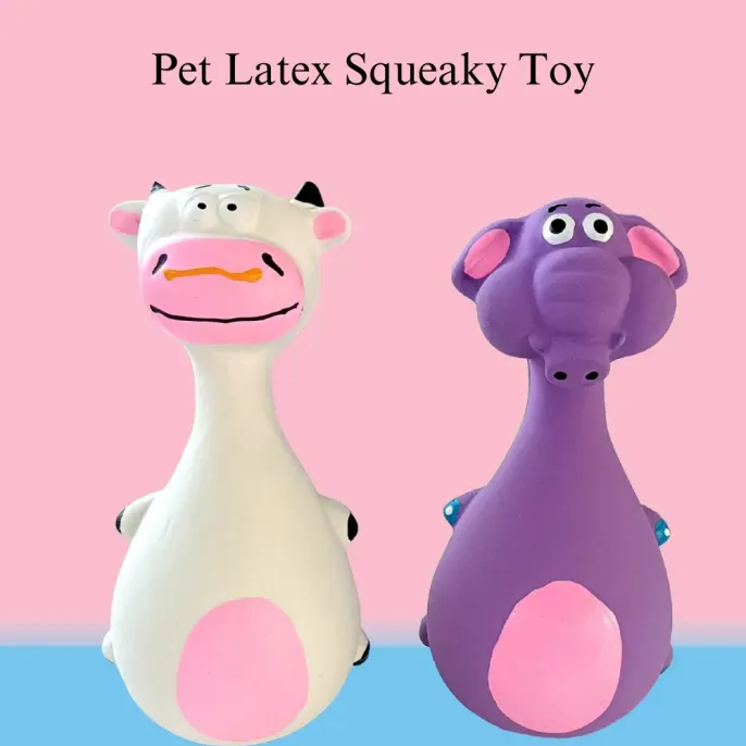 Pet Latex Squeaky Toy Animal Shaped Dog Latex Squeaky Chew Toy