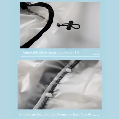 dog clothes waterproof (2) A thoughtfully designed leash opening on the back makes it easy to attach a leash, offering added convenience for walks while maintaining full waterproof functionality.
