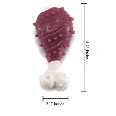 dog chicken drumstick toy