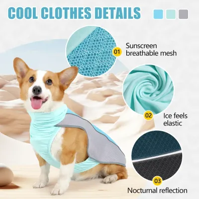 Ventilated Cooling Design: Features a cooling grid on the back for better airflow, allowing heat to dissipate more efficiently and ensuring pets stay fresh in high temperatures.