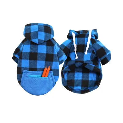 xs dog clothes (1) Designed with a high-quality plush material, this sweatshirt ensures pets stay comfortable and warm even during the coldest autumn and winter days. The fabric is soft to the touch, providing comfort without being too bulky.