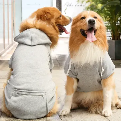 large dog clothes (1)_1 The zip pocket design allows pet owners to carry treats, toys, and other essentials conveniently, making walks, playtimes, and training sessions easier and more organized.
