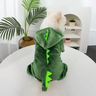 Whether it’s for a costume party, holiday celebration, or a fun photoshoot, this dinosaur outfit brings a unique and fun flair to any event. It’s sure to be a hit and make pets the center of attention.