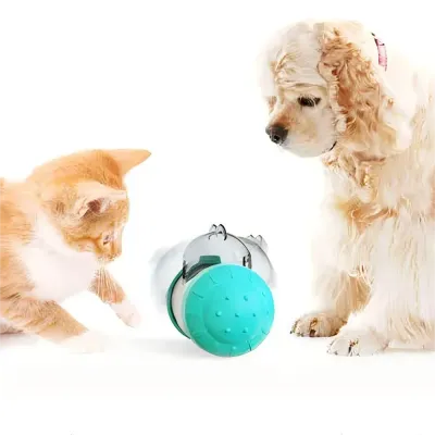 Bear Shaped Dog & Cat Interactive Toys Food Dispenser Interactive Tumbler Toys Pet Food Dispenser