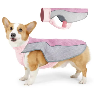 Cooling Pet Apparel for Summer: Keep pets comfortable with this cooling vest, designed for heat relief, enhanced airflow, and prolonged cooling effects, ideal for summer adventures.