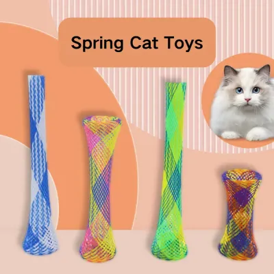 cat coil spring toys cat coil spring toys