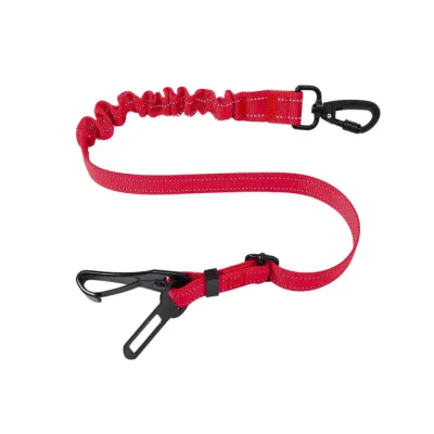 Dog Car Leash Red Dog Car Leash Red