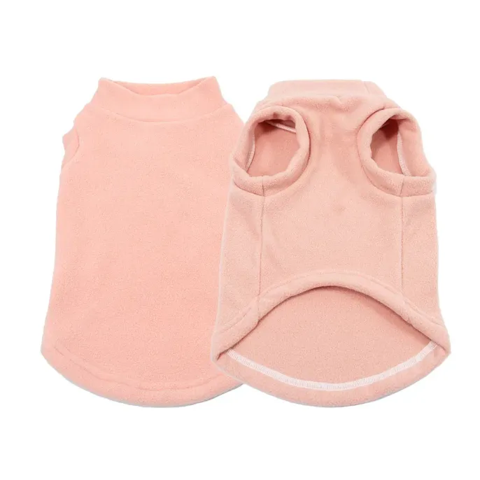 The sleeve cuffs are finished with an elastic binding, providing a comfortable and secure fit around the legs and preventing the cold from seeping in. The elastic cuffs also help the vest stay in place, even when pets are active.