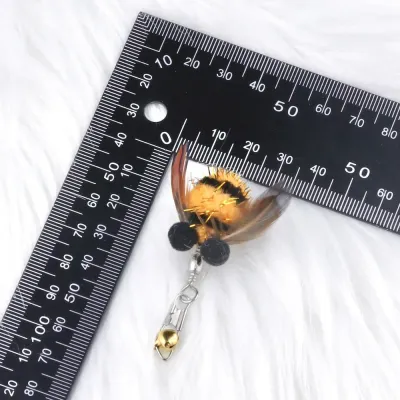 Bumblebee Feather Cat Toys, Cat Wand Toy Refill,Cat Toy Attachments 详情-19 Bumblebee Wand Attachments Feather Cat Toys