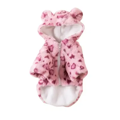 Pink Winter Dog Dress Pink Winter Dog Dress