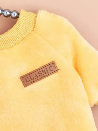 Perfect Winter Gift for Pets: A great gift idea for pets during the fall and winter months, this fleece sweatshirt combines warmth, comfort, and style in one functional package.