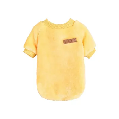 Ideal for Pets Who Need Extra Warmth: For pets who need a little extra warmth during chilly weather, this thick fleece sweatshirt is the perfect solution.