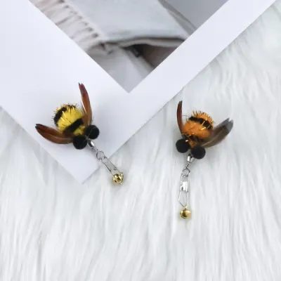 Bumblebee Feather Cat Toys, Cat Wand Toy Refill,Cat Toy Attachments 详情-13 Bumblebee Wand Attachments Feather Cat Toys