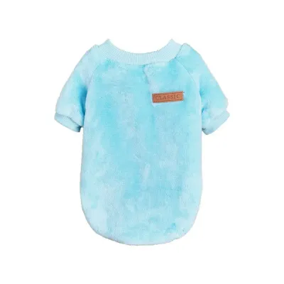 Perfect for Fall and Winter: With its thick fleece lining, this sweatshirt is perfect for keeping pets warm and cozy during the fall and winter seasons, offering reliable insulation against the cold.