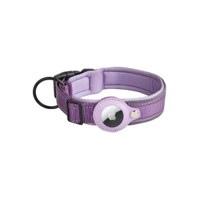 GPS Tracking Enabled Collar: This collar is compatible with Airtag, allowing pets to be tracked efficiently, improving the chances of quick recovery if lost.