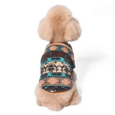 Winter-Ready Sweatshirt for Warmth and Style: Combining warmth, comfort, and style, this sweatshirt is the perfect addition to any pet's wardrobe for fall and winter.