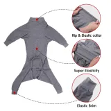 surgery suit for dogs (1) Durable and Washable for Everyday Use: Made from durable and washable fabric, this onesie is built to withstand regular wear and tear, ensuring it’s long-lasting and easy to care for.