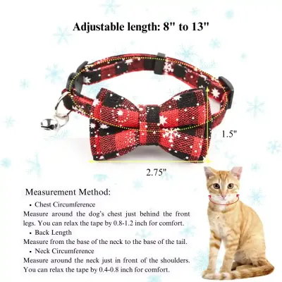 Christmas Cat Collar For Sale