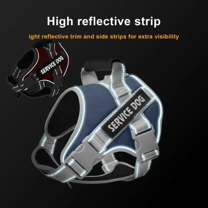 Firm PVC Anti-Riot Grip for Better Control: The PVC-wrapped grip ensures better control during walks, allowing handlers to keep a firm hold without slipping, reducing the risk of accidents.