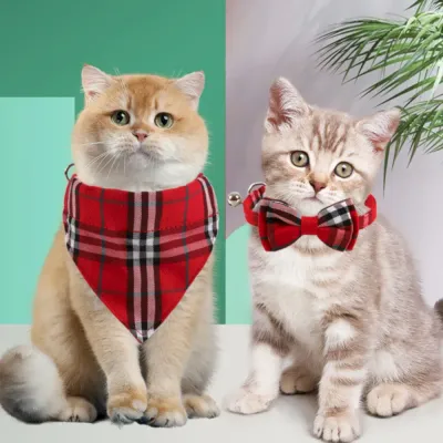 grid pattern cat collar