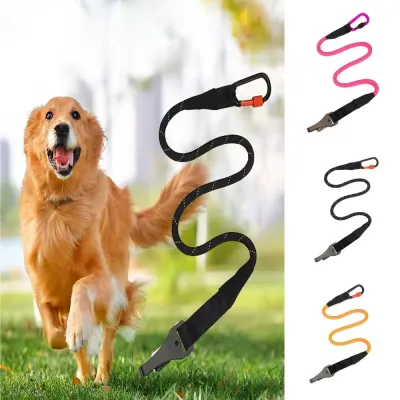 Car dog restraint Premium Reflective Car Safety Belt for Dogs