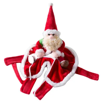 Large dog costume Creative Dog Santa Costume for Large Breeds