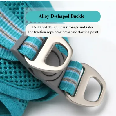 dog harness recommendations (4) Alloy D-Ring for Security: Featuring a strong, zinc alloy D-ring, this harness ensures a secure connection with the leash, providing safety during walks. The alloy D-ring is durable and resistant to wear.
