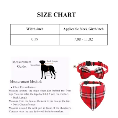 grid pattern cat collar size