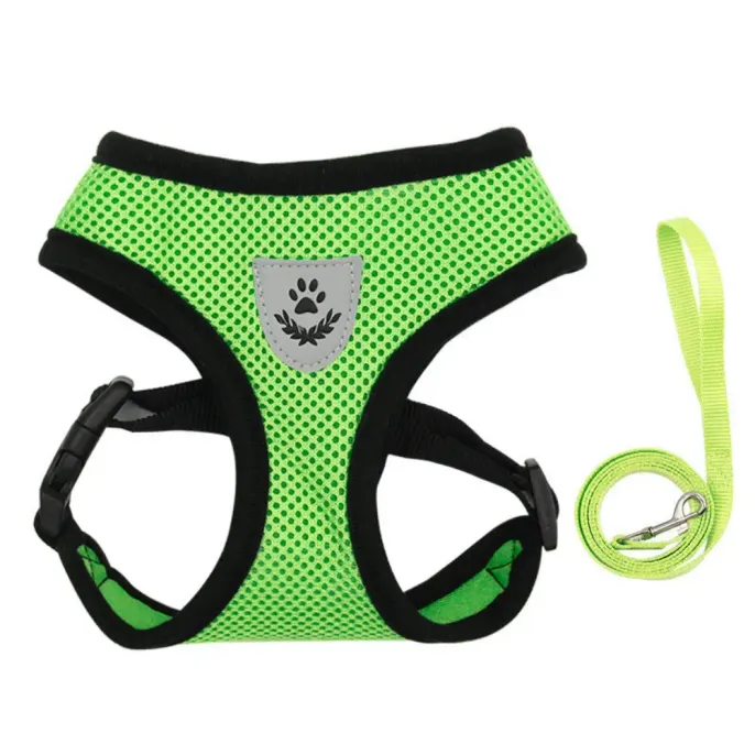 Lightweight and Comfortable for All Seasons: The lightweight design and breathable mesh make this harness ideal for all weather conditions, keeping pets comfortable in both warm and cool environments.