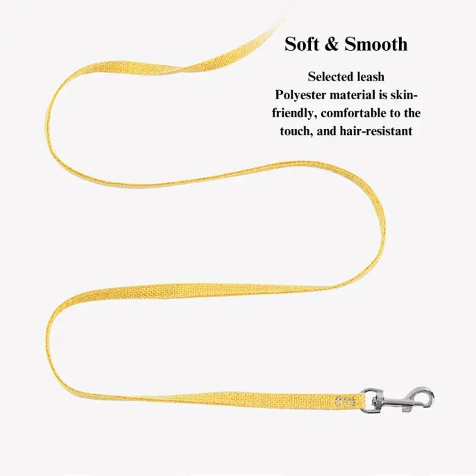 cat harness and leash (2) 1.1m Leash for Freedom of Movement: The 1.1-meter leash provides pets with ample room to explore, reducing the feeling of restriction while on walks.