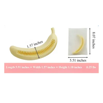 Teeth Cleaning Banana Dog Chew Toy